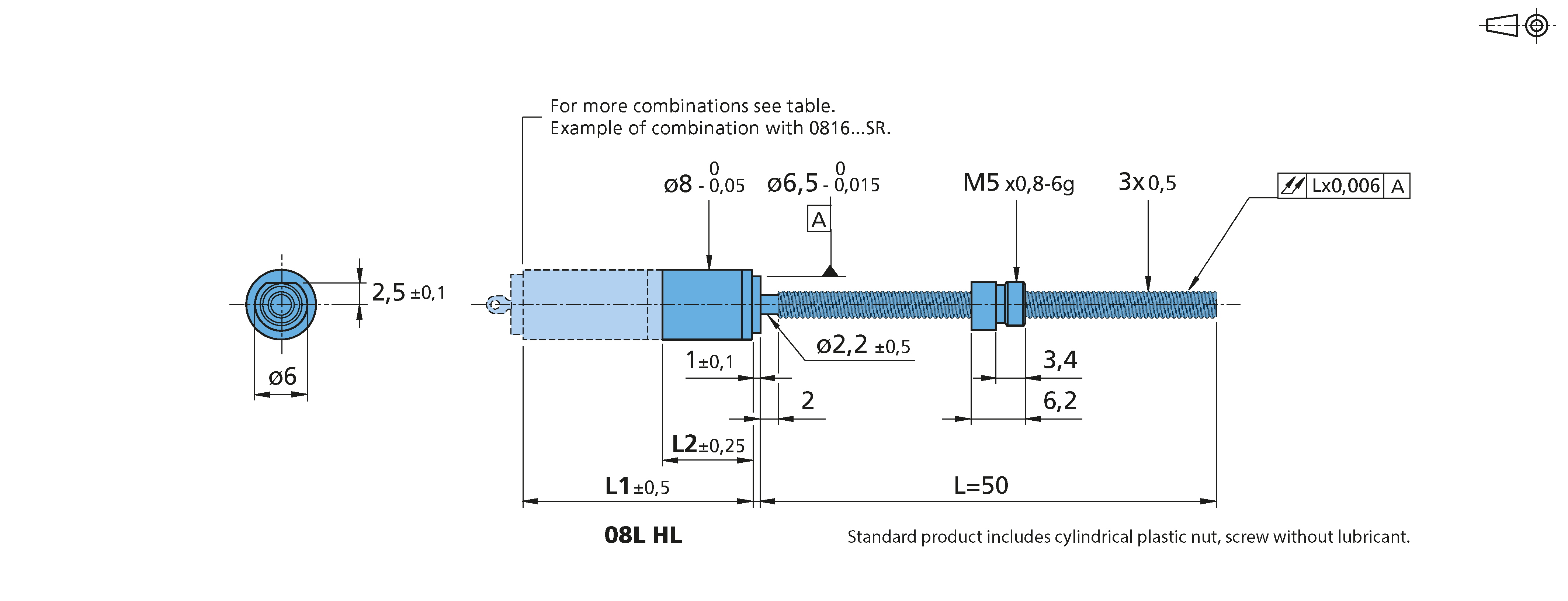 リニアコンポーネント Series 08L ... HL