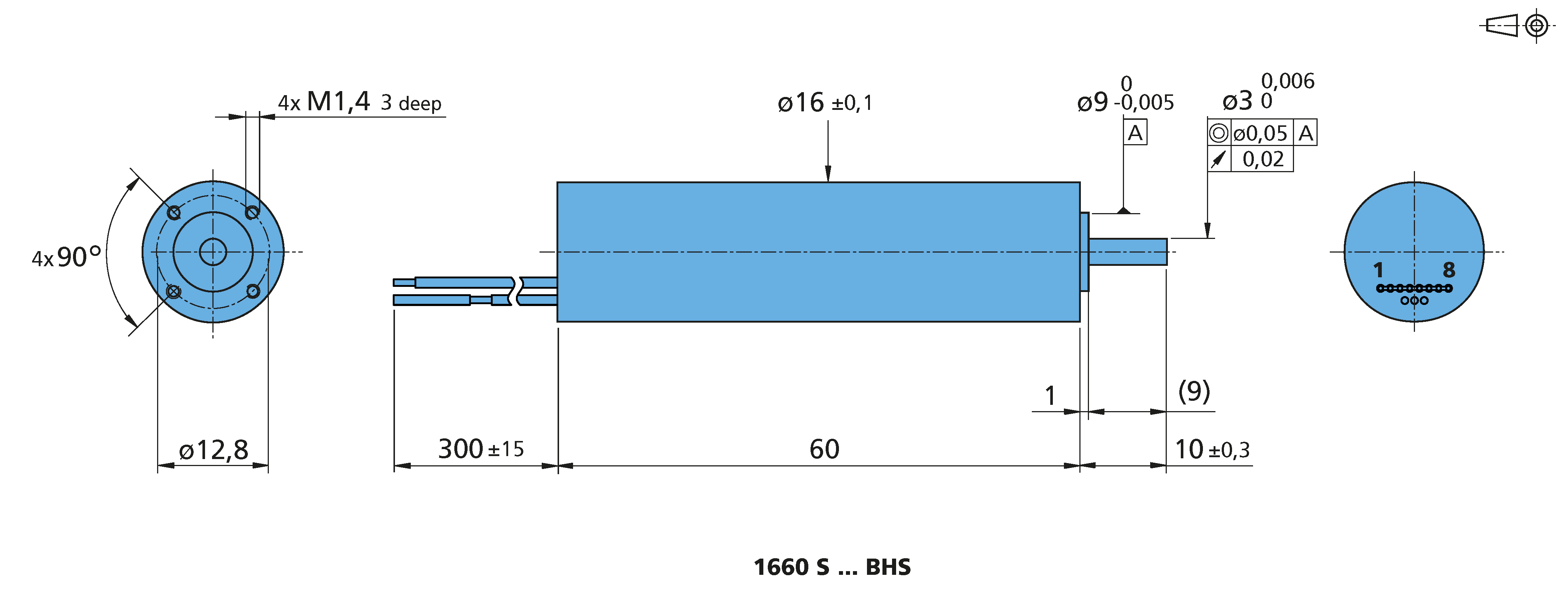 ブラシレスDCモータ Series 1660 ... BHS