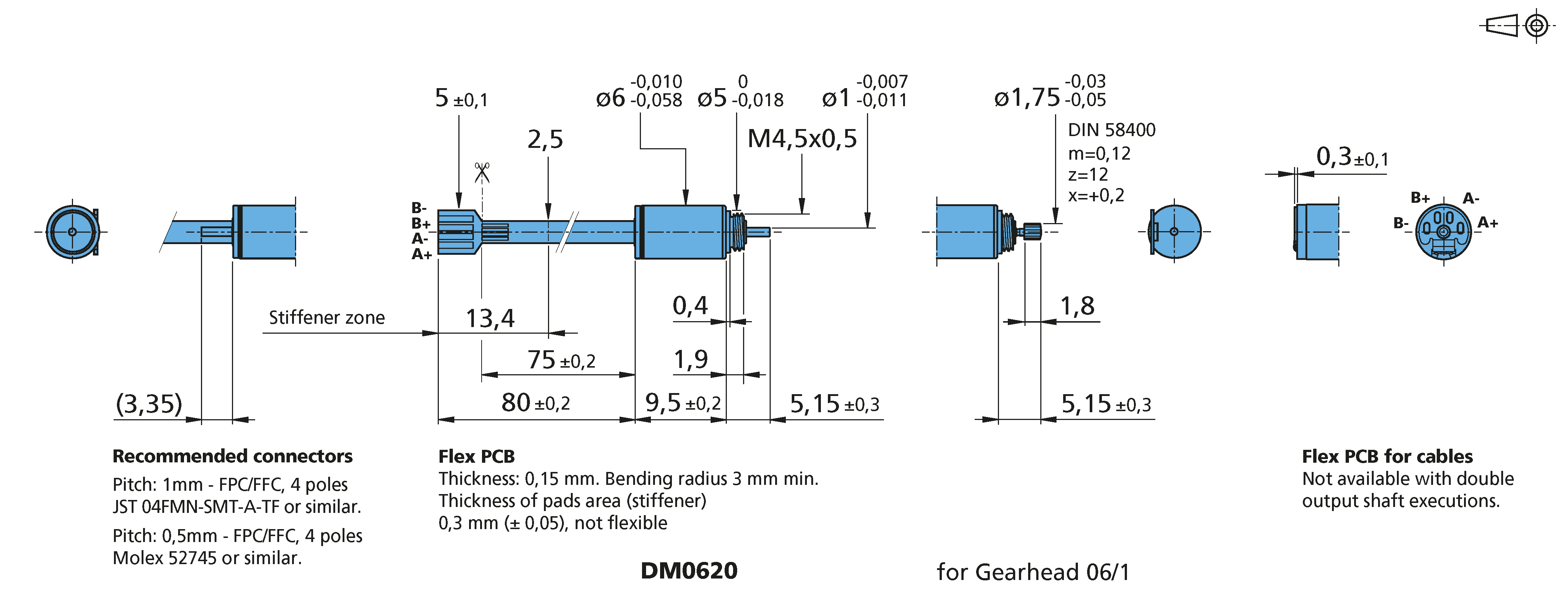 ステッパーモータ Series DM0620