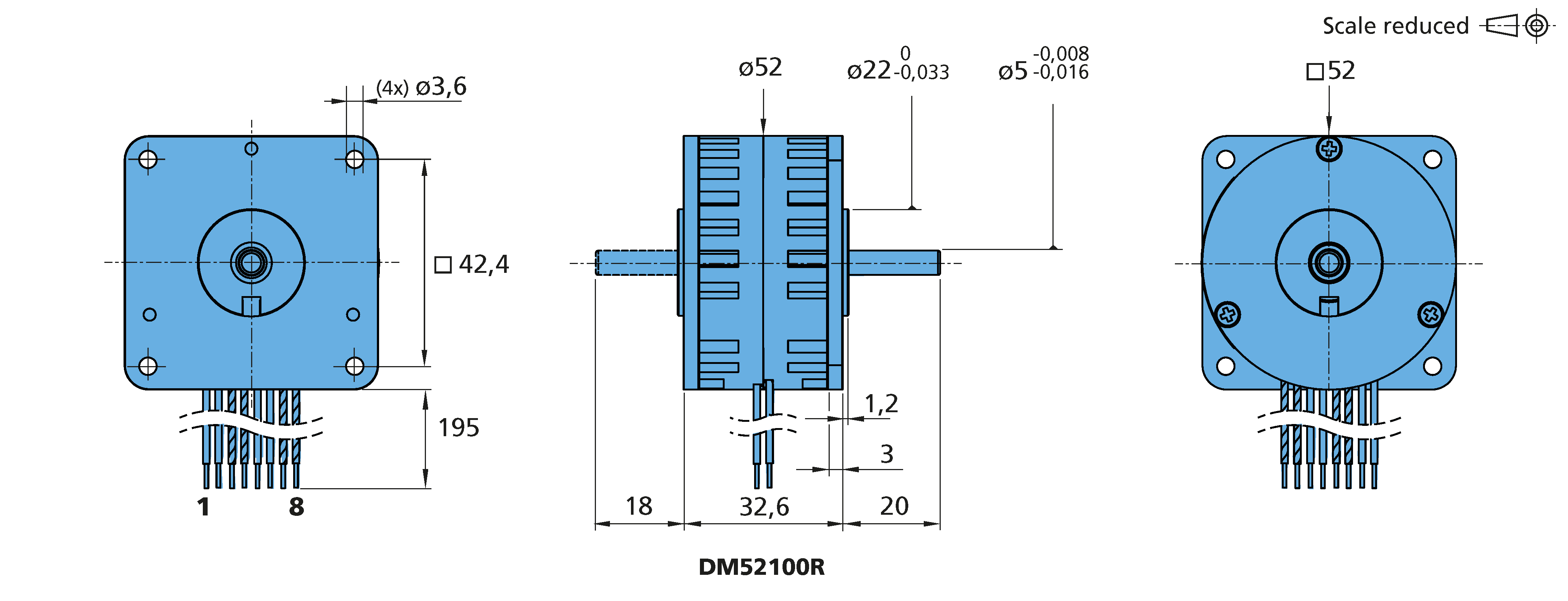 ステッパーモータ Series DM52100R