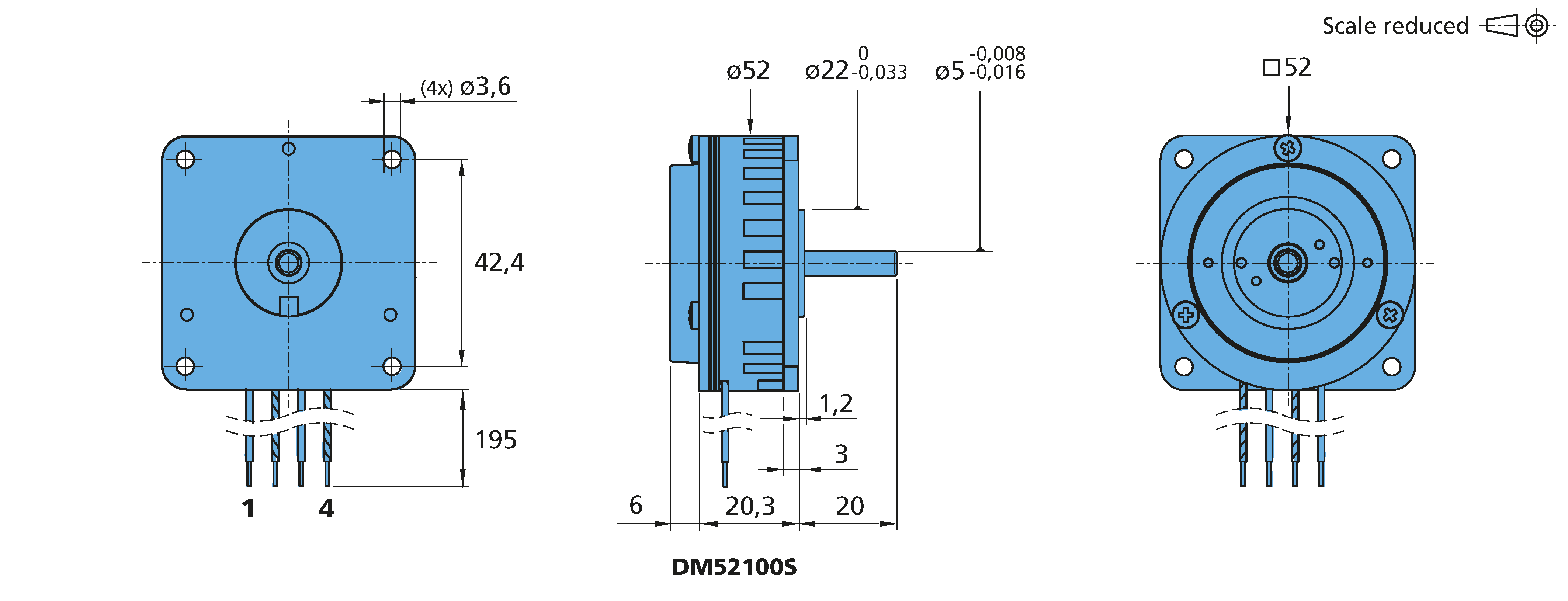 ステッパーモータ Series DM52100S
