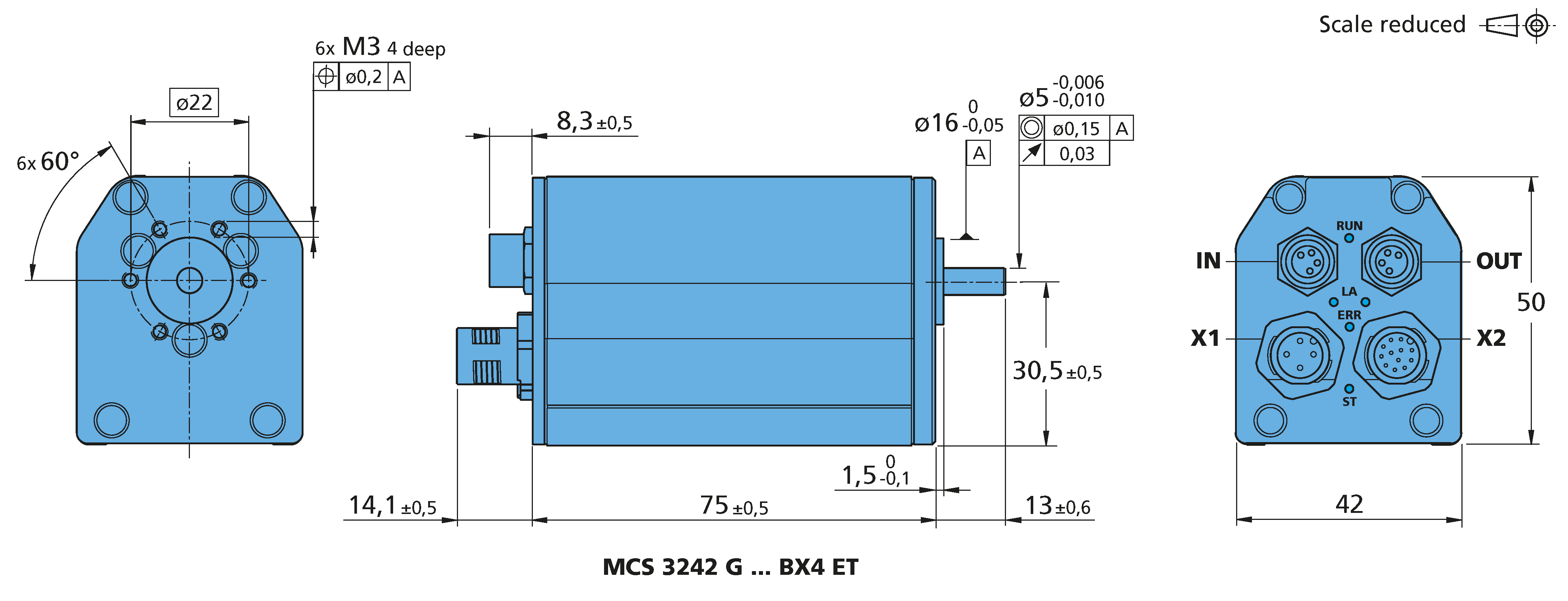 電子回路内蔵モータ Series MCS 3242 ... BX4 ET