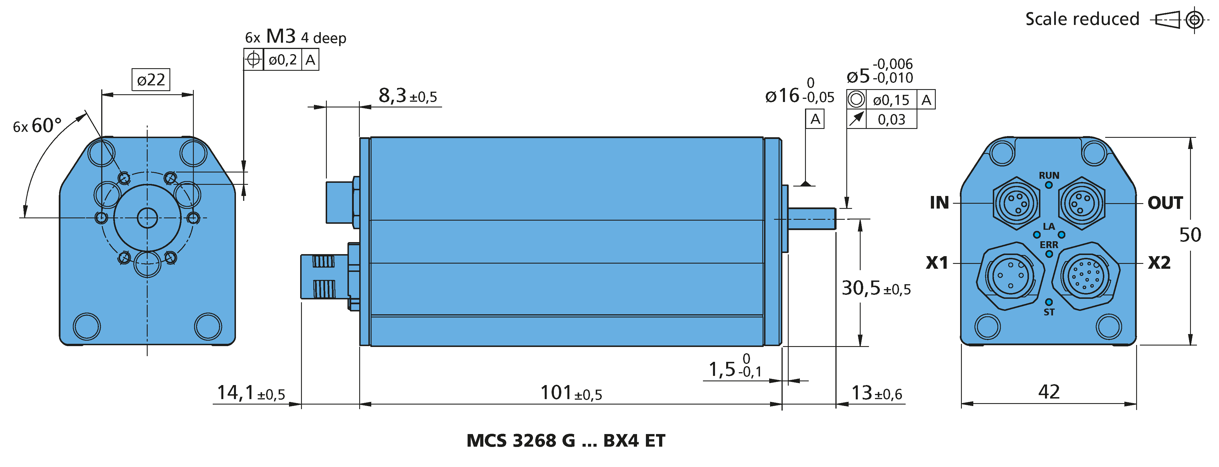 電子回路内蔵モータ Series MCS 3268 ... BX4 ET